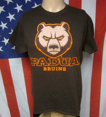PADUA FRANCISCAN HIGH SCHOOL med tee Bruins T shirt Parma bear OHIO  Cleveland