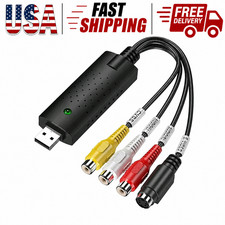 USB Audio Video VHS to DVD VCR PC HDD Converter Adapter Digital Capture/Card