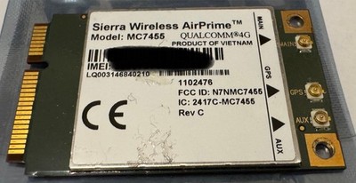 Sierra Wireless AirPrime MC7455 Mini-PCIE LTE-Modem (4G/LTE CAT6 300/50 Mbit/s)