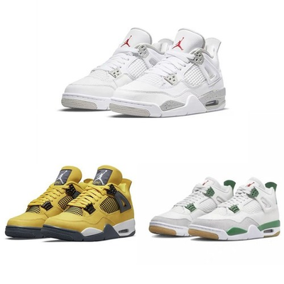 #ad #ad Jordan Air Jordan 4 Retro Men#x27;s Sneakers Basketball Shoes Mid Top $81.00
