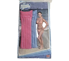 bestway splash and play inflatable pool lounger 72x27 lime green sealed