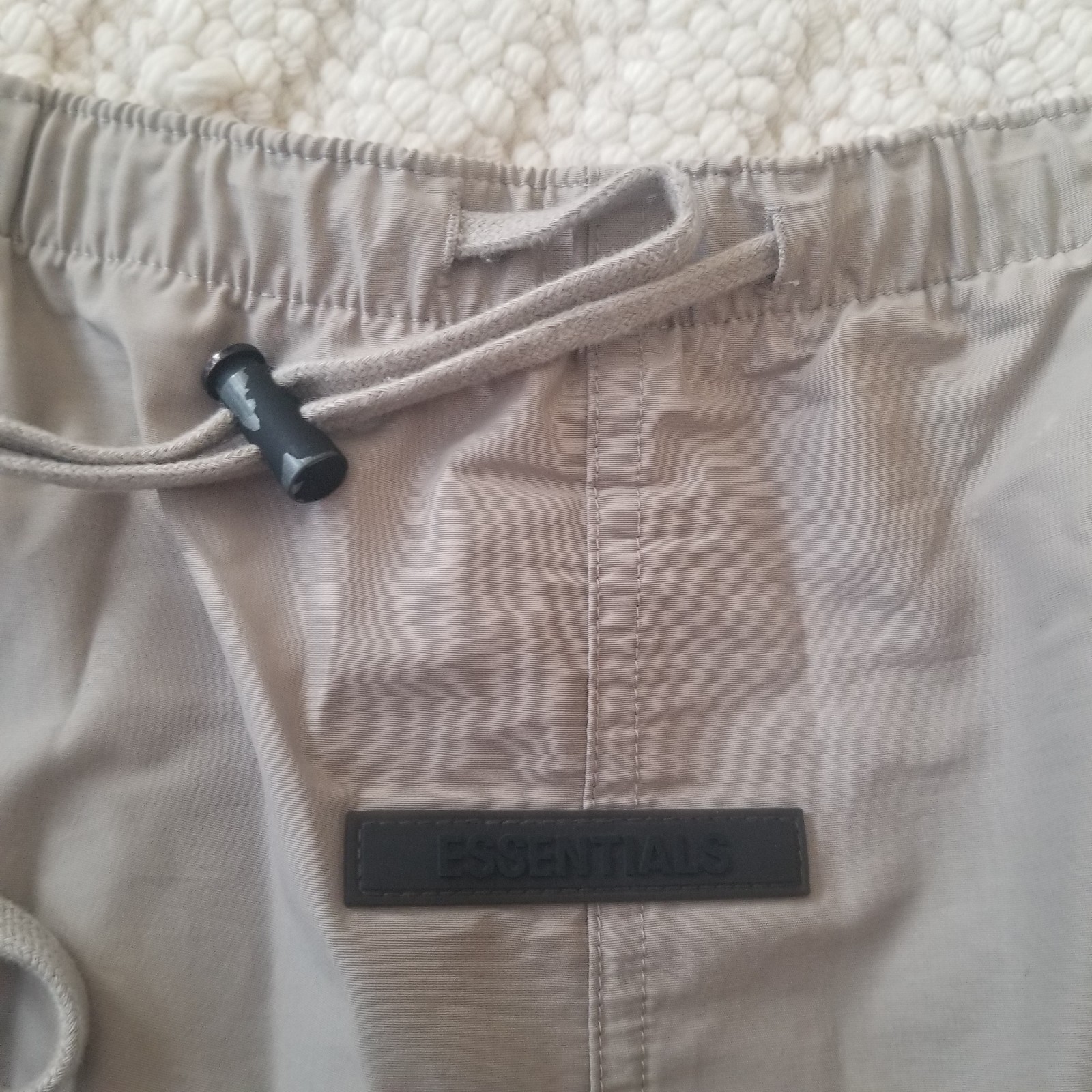 Fear of God ESSENTIALS Taupe Brown Volley Running Shorts Men’s Size XL Rare thumbnail 5