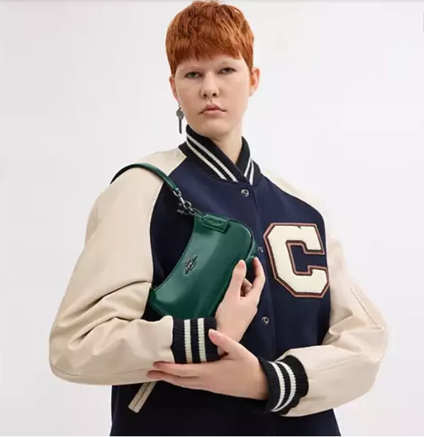 Coach Teri Mini borsa a tracolla tracolla in pelle verde smeraldo CW310 nuova con etichette