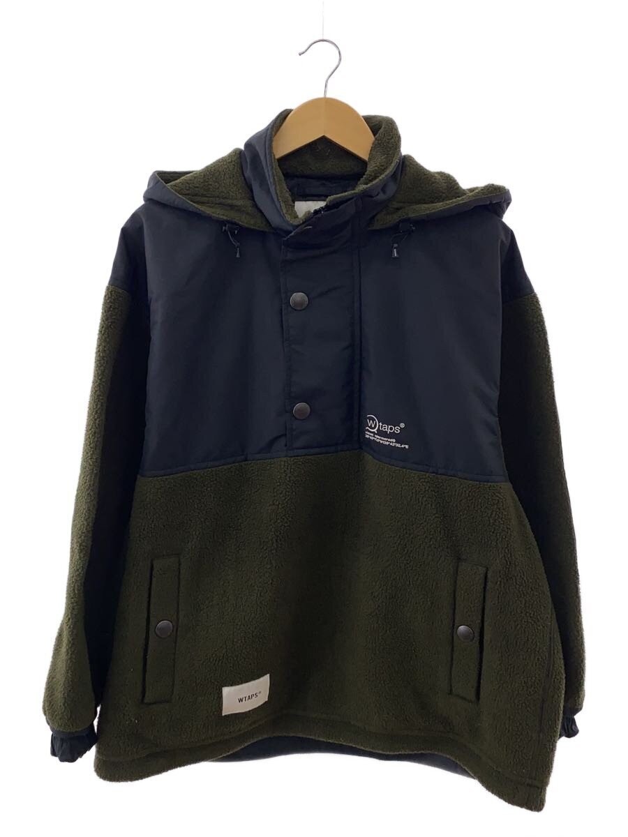 WTAPS Fleece Jacket 2 Polyester GRN Solid 212tqdt… - image 1