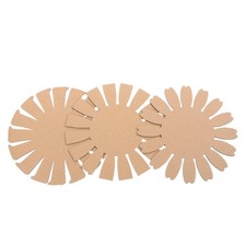 3Pcs Reusable Paper Basket Weaving Kit DIY Khaki Flower Basket Materials