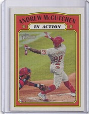 2021 Topps Heritage Baseball Andrew McCutchen #240 - Philadelphia Phillies