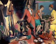 "Neo Rauch Painting 5" by Neo Rauch, artist giclee poster prints