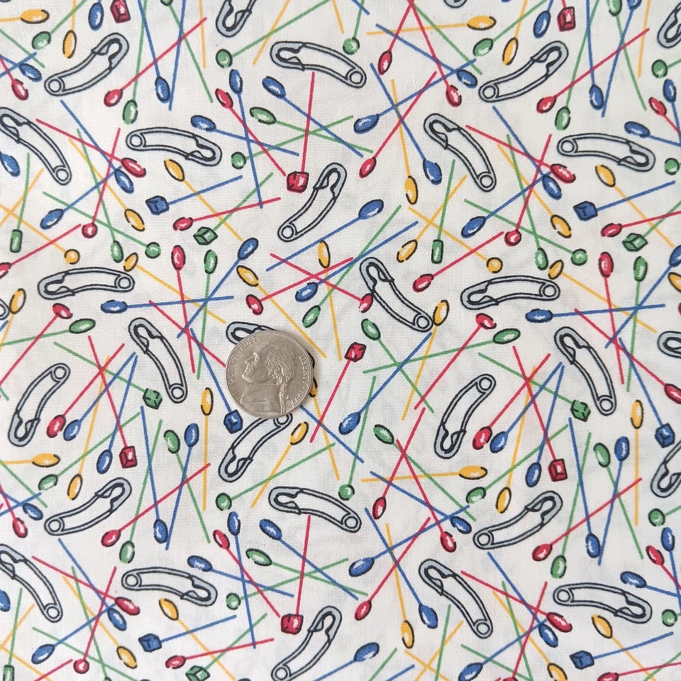 Exclusivamente Acolchadores Cheryl's Círculo de Costura Blanco Alfileres de Costura Tela de Algodón PORTE Foto 3 de 4