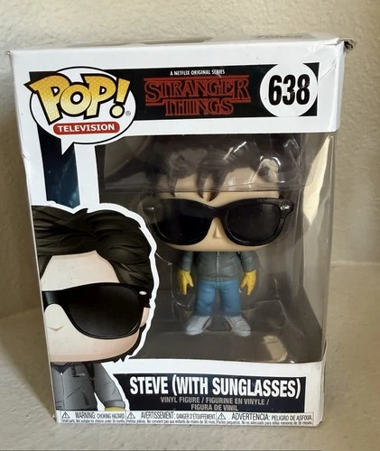 Funko Pop! Vinyl Stranger Things Steve Harrington Sunglasses #638 *Box Damage*