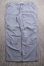 Carhartt Relaxed Fit Rugged Flex Duck Canvas Double Knee Pants Men 40x29 Gray