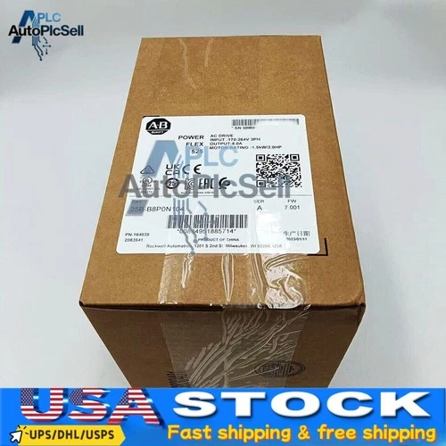 Allen-Bradley 25B-B8P0N104/A 240 VAC 3 fasi PowerFlex 525 unità AC vip - Foto 1 di 1