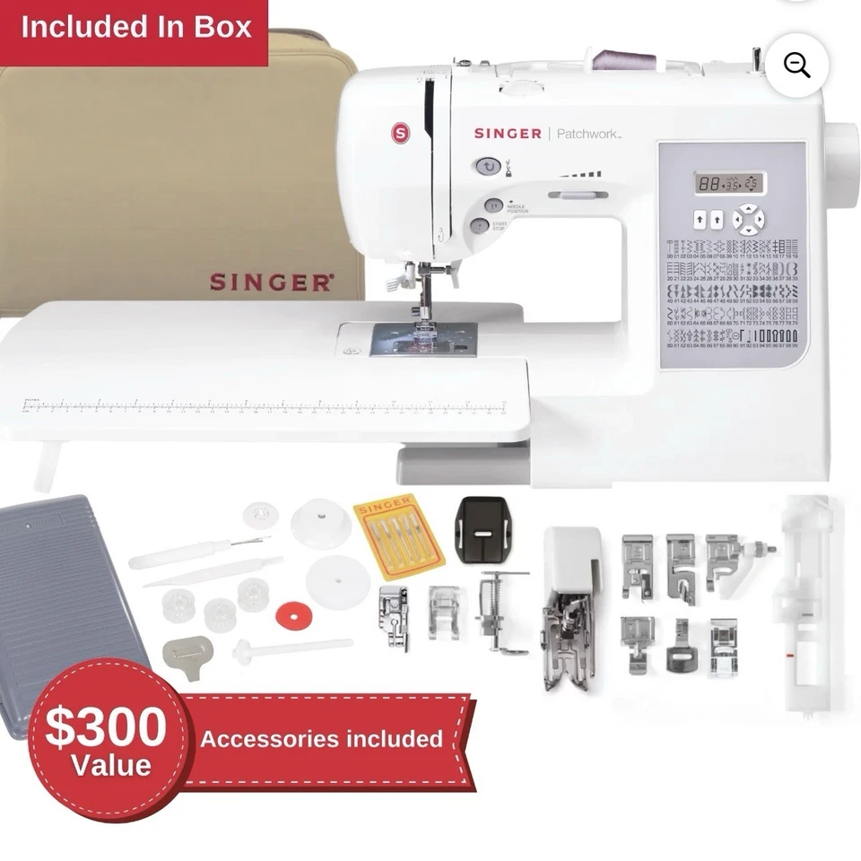 Singer 7285Q Patchwork Sewing & Quilting Machine BRAND NEW FACTORY SEALED! - Image 3 of 4