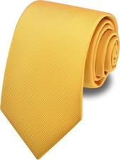 63'' XL Tie Mens Extra Long Solid Woven Necktie for Men Big and Tall  Gift Box