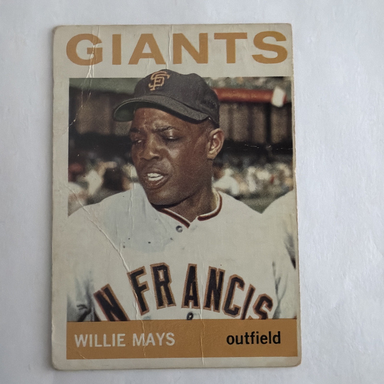 1964 Topps - Willie Mays #150 Low Grade (crease)