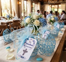 Gastgeschenke Taufe Geburt Mevl&uuml;t Bonboniere Neonato Geschenk G&auml;ste Babyshower