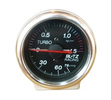 Blitz Racing 45mm Mechanical Boost Gauge Mini Black R32 S13 S14 S15 Copen Jdm Blitz Racing 45mm Mechanical Boost Gauge Mini Black R32 S13 S14 S15 Copen Jdm