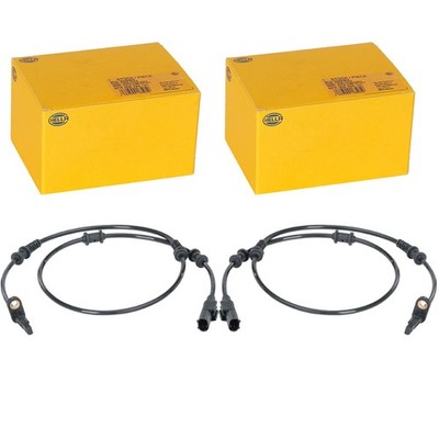 2X HELLA ABS-SENSOR RADDREHZAHL VORNE passend für MERCEDES A-KLASSE B-KLASSE CLA