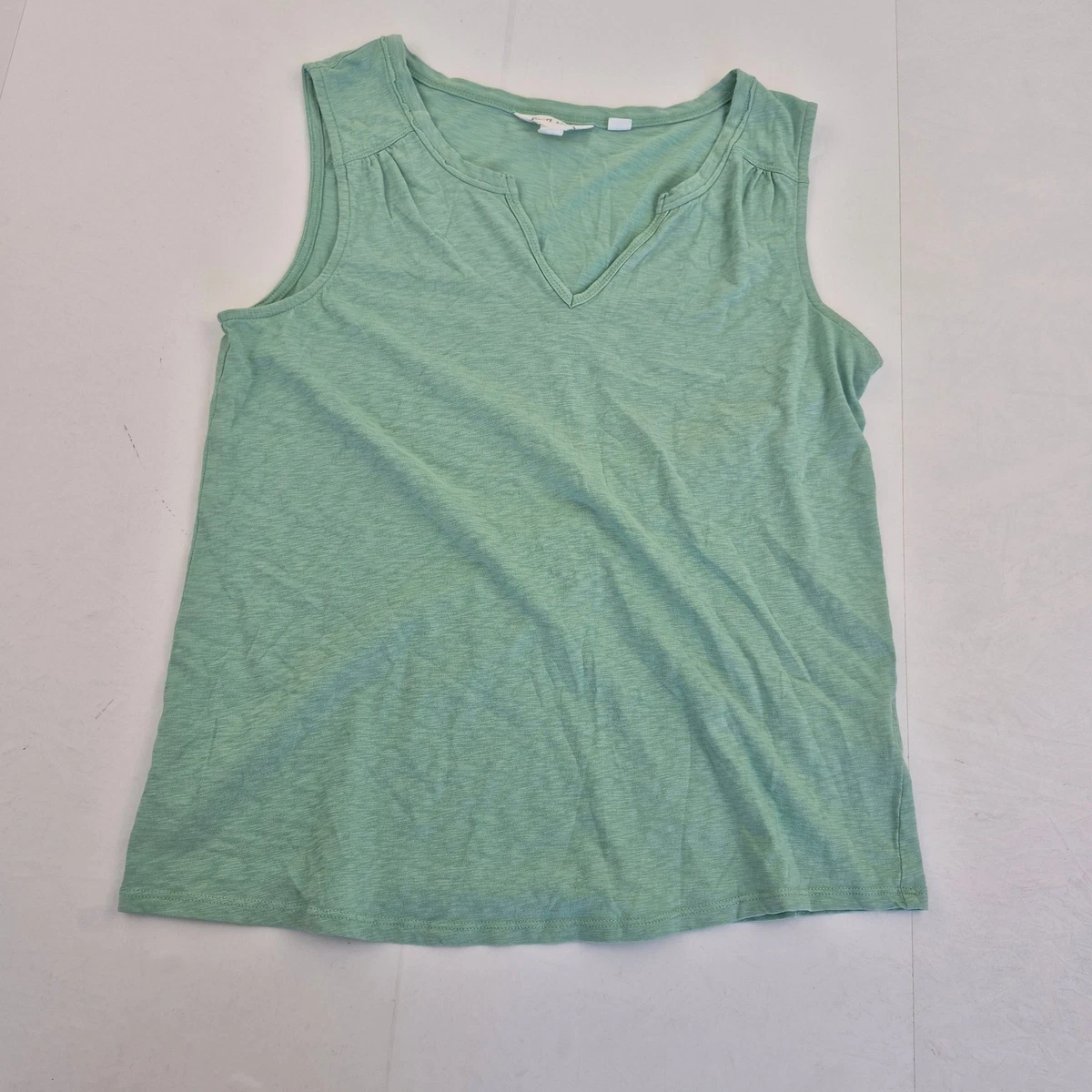 T shirt Estiva Senza Maniche da Donna Top con Scollo Rotondo Top con Scollo Tondo Tunica Basic da Donna con Occhielli Camicia Ampia Casual Camicie Larghe Canotta Canotte da (S