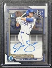 JAC CAGLIANONE 2024 BOWMAN CHROME DRAFT #CPA-JC AUTO 1ST PROSPECT ROYALS