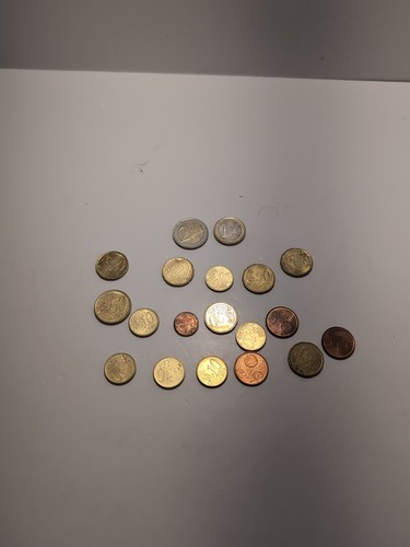 Lot Of Euro Coins $5 Face Value