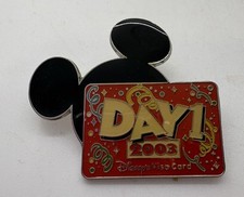Disney Pin Disney Visa Card Day 1 - 2003 Charter Card Member Mickey Mouse Ears