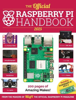 The Official Raspberry Pi Handbook 2025: Astounding projects with Raspberry Pi c