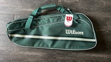 Image of Wilson Team 6 Tennis Racket Bag - Green - 2025