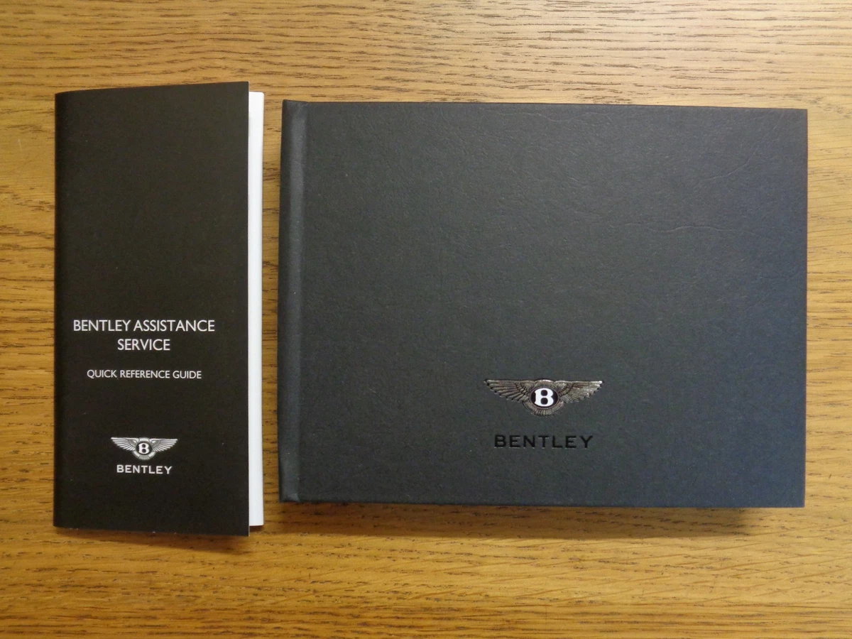 Bentley Car & Truck Owner & Operator Manuals for sale | eBay