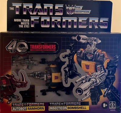 Transformers Retro 40th Anniversary G1 Bombshell & Ramhorn Two-Pack