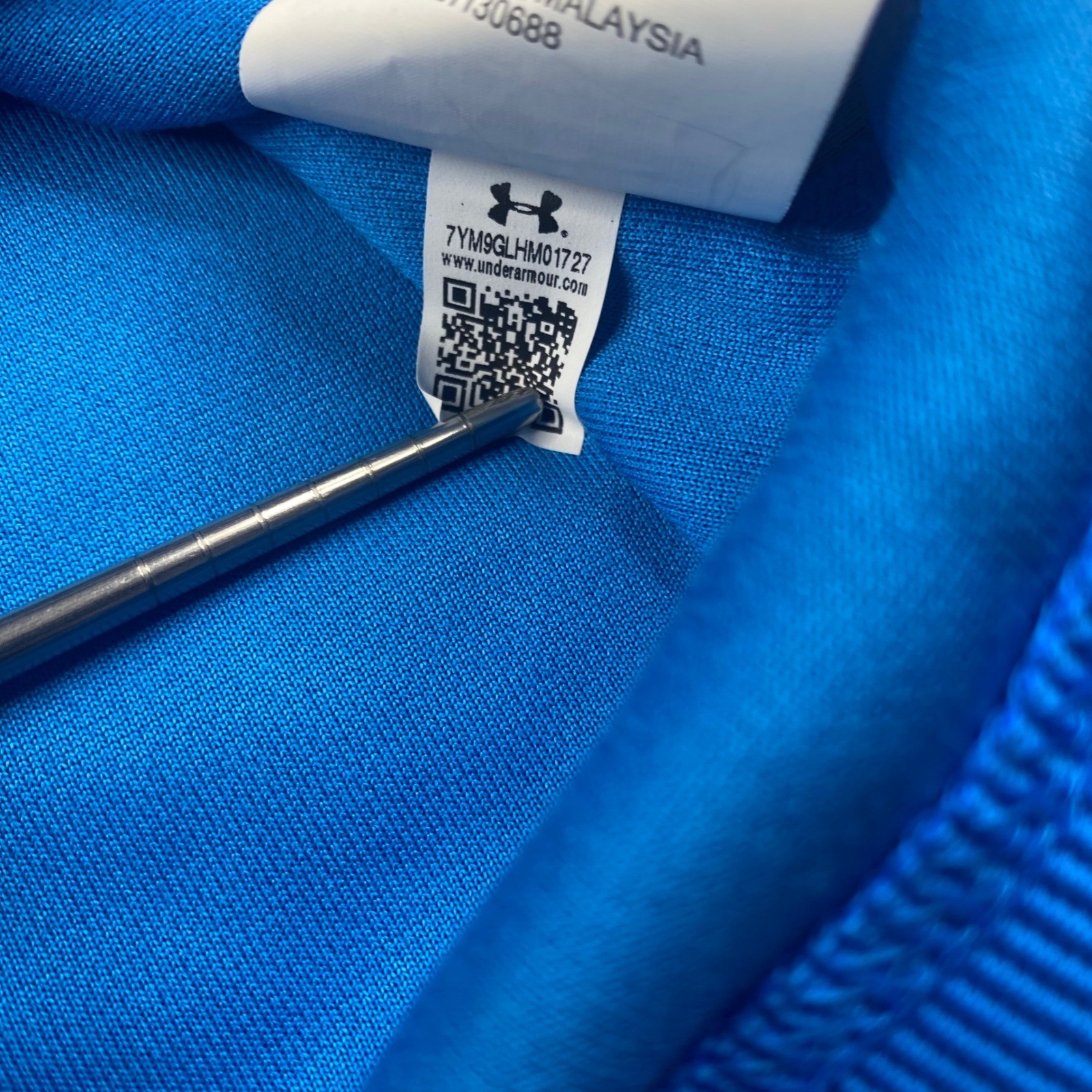 Under Armour Storm Golf Pullover Mens XL Blue Heather ColdGear 1/4 Snap 1329832 thumbnail 8