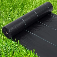 Heavy Duty Landscape Weed Barrier Fabric 4ft x 250ft 5oz Woven PP Ground Cover