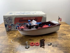 Vintage Ideal Toy Corp. "Harbor Launch" Fix-It Boat w/ Original Box – LNK NE tag