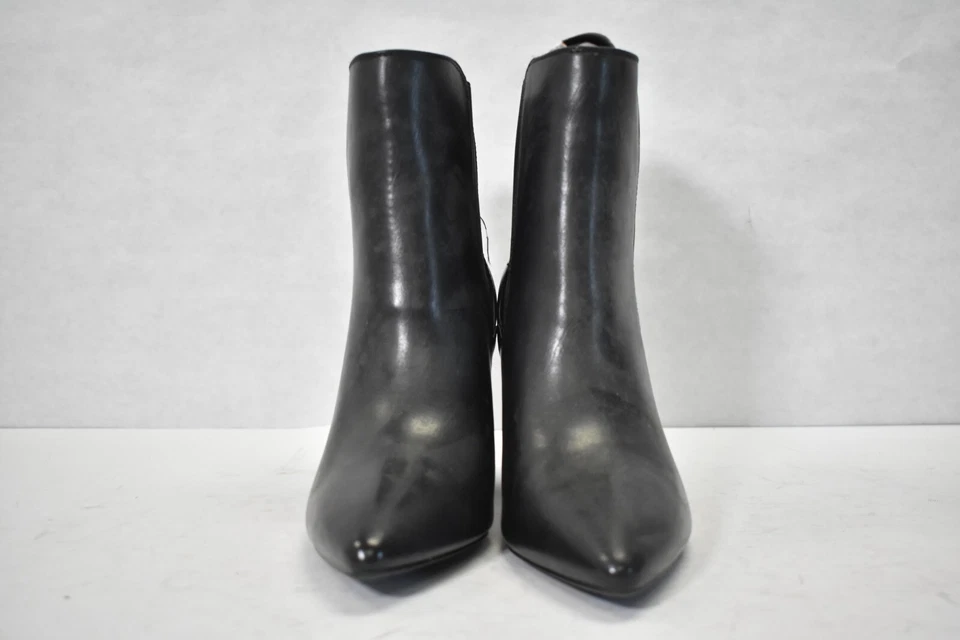 Call It Spring Vegan Womens Black Heel Boot Booties Size 9 Faux Leather - Image 2 of 4