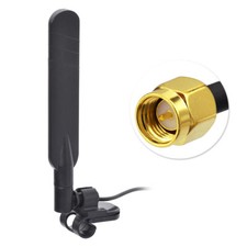 5dbi 4G Antenna LTE mobile phone blade /clip antenna SMA Connector RG174 50cm