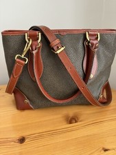 Mulberry Scotchgrain and Flat Calf Leather Pre-loved Handbag With Shoulder Strap