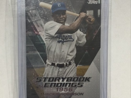 Jackie Robinson 2018 Topps Update Series Insert Storybook Endings #SE-5 Dodgers - Picture 2 of 12