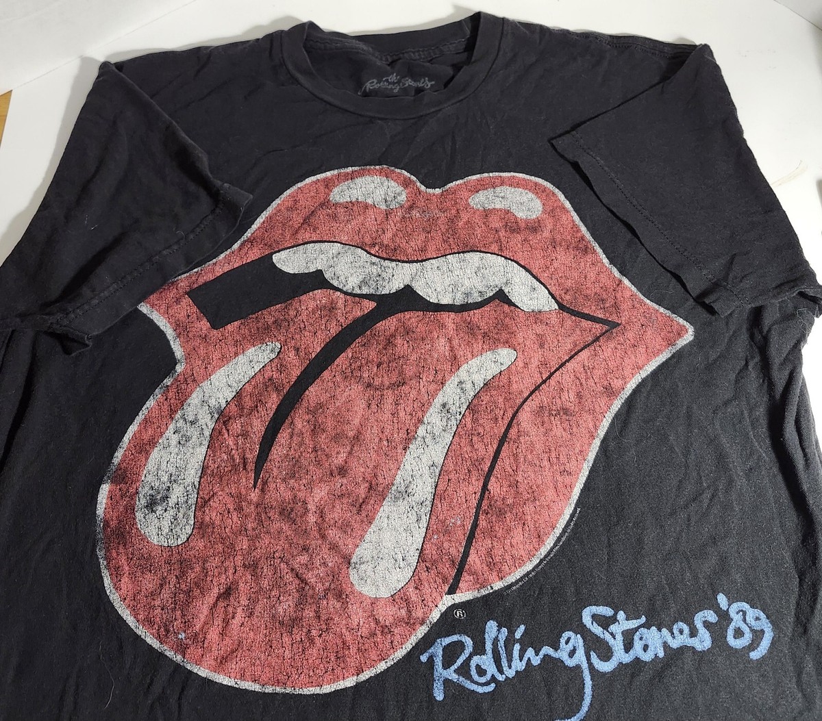 トップス 90s vintage ROLLING STONES LIP TONGUE XL The Rolling Stones Lips Tongue Large T-Shirt | eBay