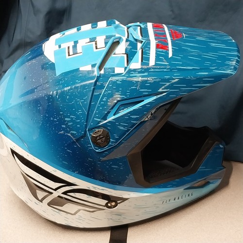 Fly Racing Adult Race Helmet Blue XL - Picture 20 of 20