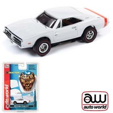 Auto World 69' Dodge Charger R/T White R27 HO Slot Car SC343 fits AFX