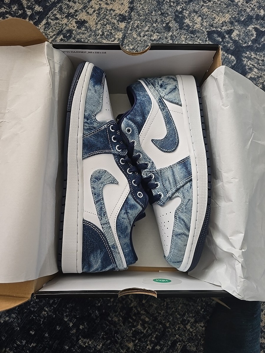 jordan 1 low se washed denim