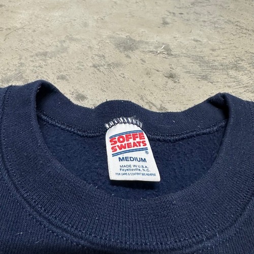 Vintage Navy Brotherhood Sweatshirt Adult Medium Navy Blue Crewneck US Military - Picture 3 of 4