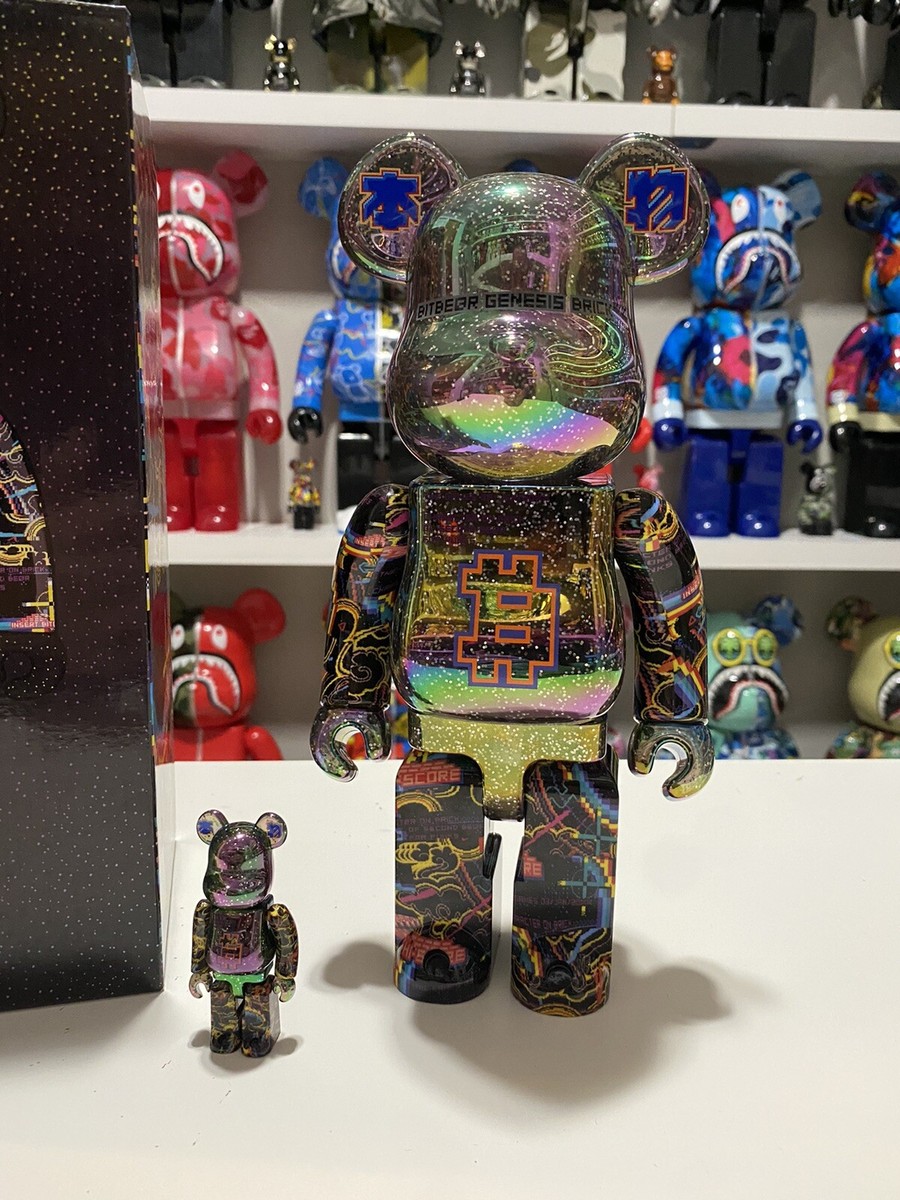 Excalibur 400% 100% Bearbrick (Satoshi Nakamoto) Be@rbrick