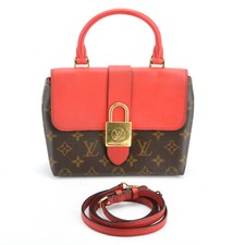 Louis Vuitton Locky BB Monogram Canvas Top Handle Satchel Bag w/Strap Private