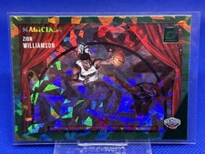 💥 2021-22 Panini Donruss Magicians Holo Fanatics Green Ice Zion Williamson #8!