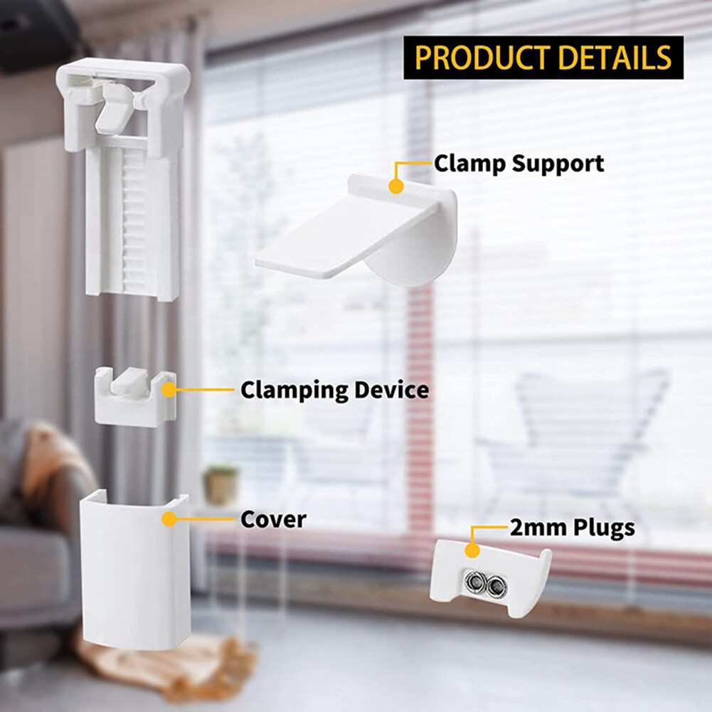 48pcs Cover Blind Repair Kit With Clamp Support Plastic For Pleated