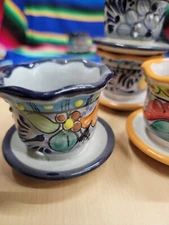 Mini Mexican Ceramic Planter Talavera De Puebla Hecha A Mano 