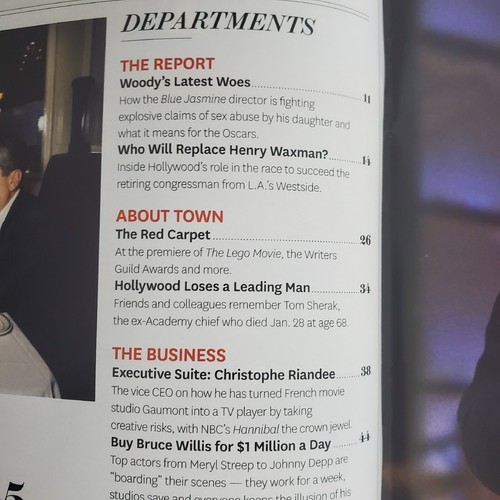 David O Russell Hollywood-Reporter Februar 2014 Philip Seymour Hoffman Tom Sherak - Bild 5 von 6