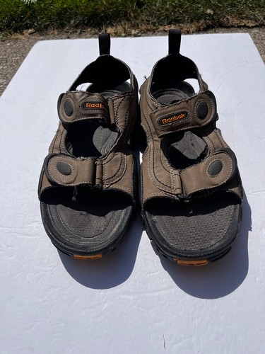 Reebok Men's Size 10 Strap Sport Sandal Outdoor Tan/Black - 第 1/8 張圖片