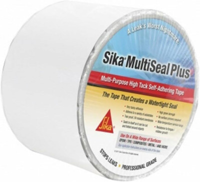 Sika 017-413828-25 Multiseal plus Tape - White, 4'' X 25' Roll