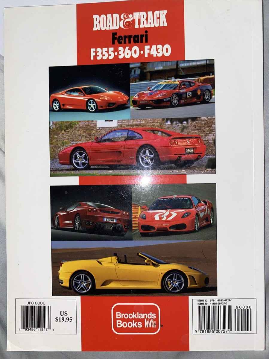 洋書 Road & Track Ferrari F355-360-F430 Road and Track Portfolio Series Road and Track Ferrari F355-360